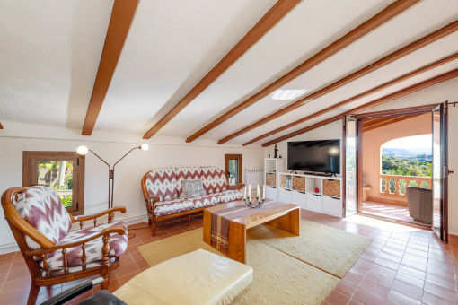 Suite del dormitorio principal en la planta superior