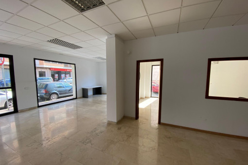 Vista interior con zona separada