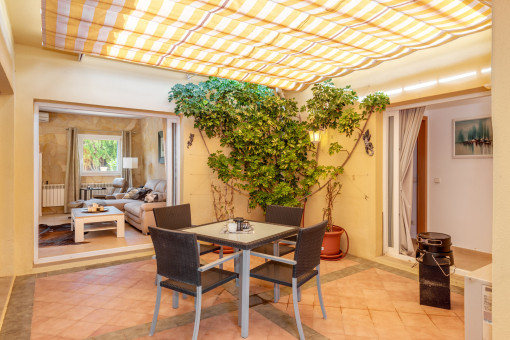 Solarium sombreada