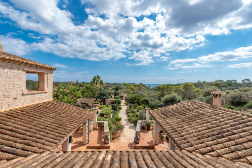 Finca con vistas al mar
