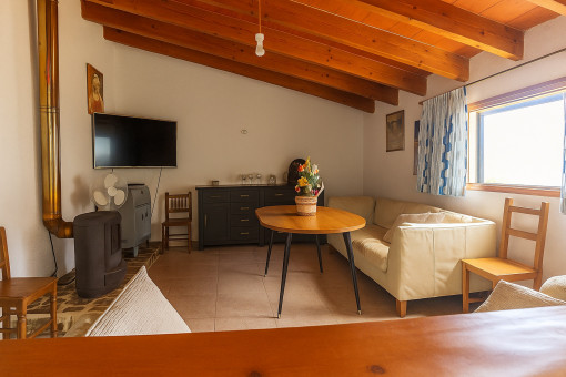 Salón de la vivienda inferior