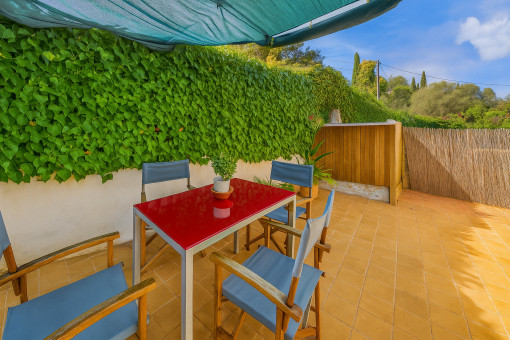 Terraza de la vivienda superior