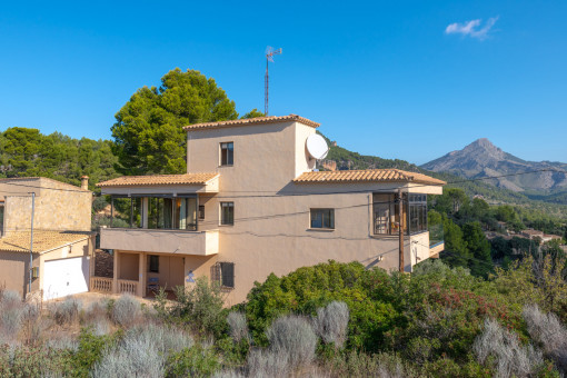 Vista exterior de la casa