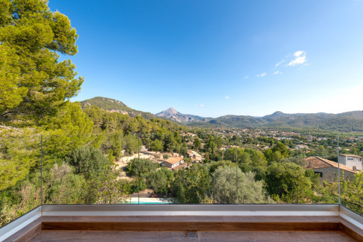 Vista desde la terraza al entorno natural