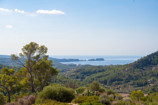 Vista panorámica al mar