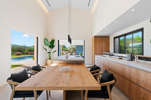 High-quality country-style kitchen