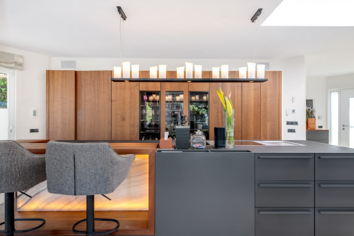 Cocina Leicht exclusiva con electrodomésticos Gaggenau y Miele