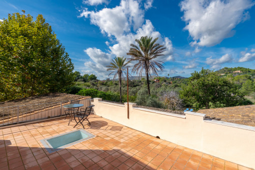Terraza con vistas directas al mar