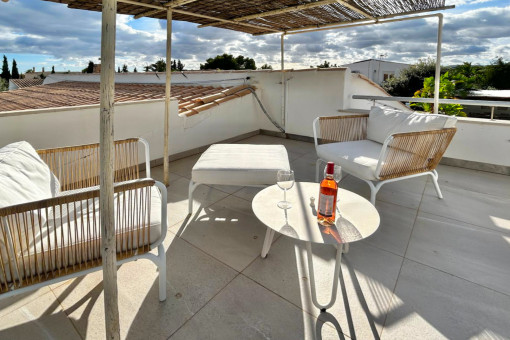 terraza en la azotea