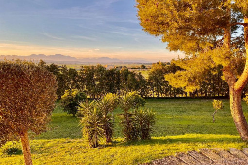 Vista idílica al paisaje
