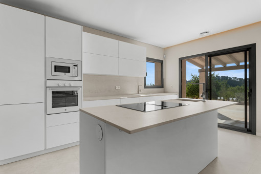Cocina moderna con isla