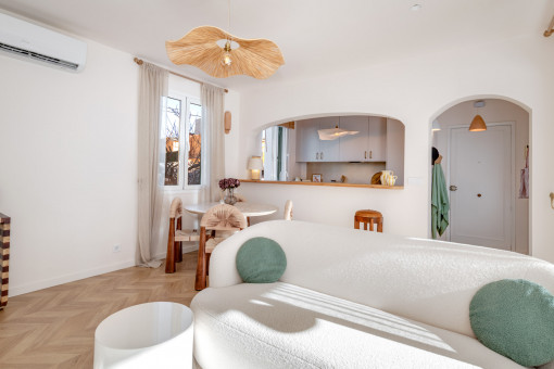 Salón-comedor de concepto abierto