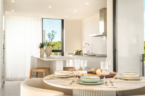 Cocina moderna y abierta