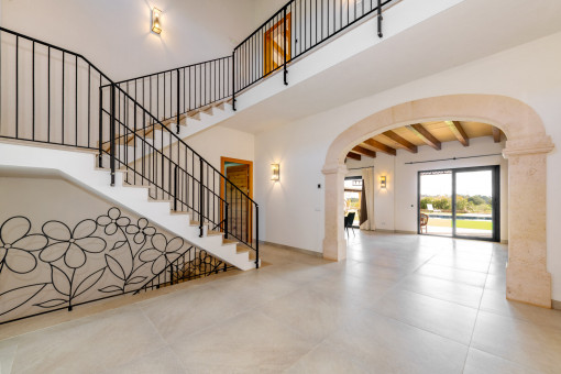 Elegante zona de entrada