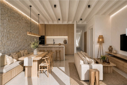 Concepto abierto con cocina