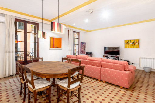 Salón comedor abierto