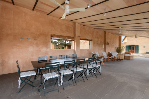 Veranda – perfecta para momentos acogedores al aire libre