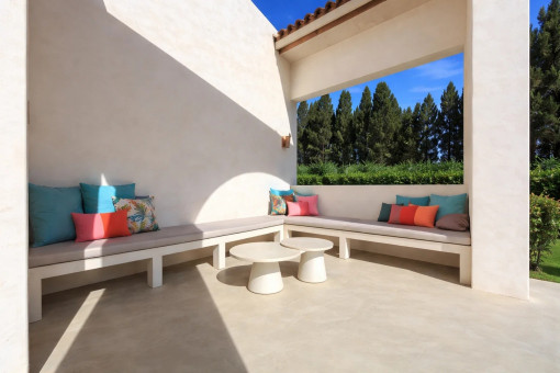 Zona chill-out cubierta