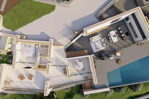 Plano 3D primera planta