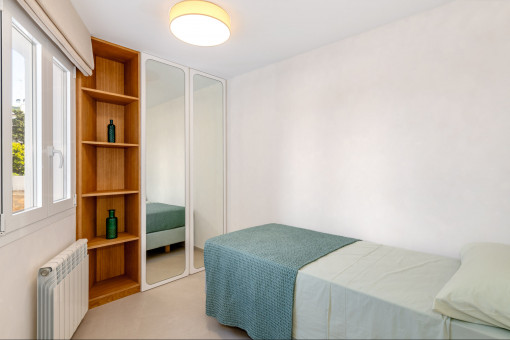 Uno de los cuatro dormitorios