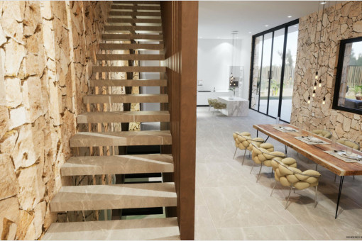 Escaleras al piso superior