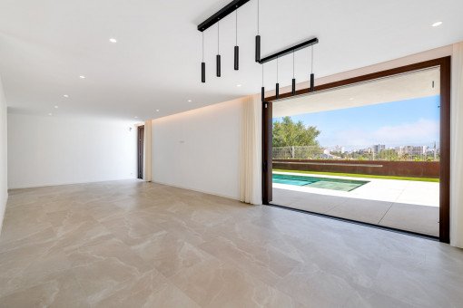 Salón con salida a la terraza