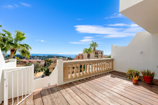 Terraza en la primera planta