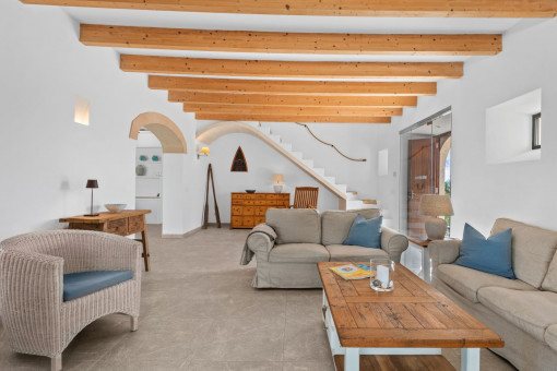 Zona de estar en la entrada