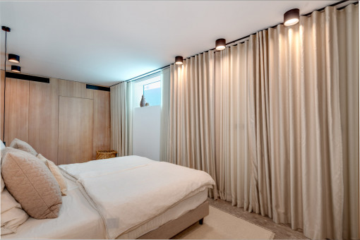Dormitorio en sótano