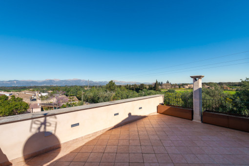 Terraza en planta superior