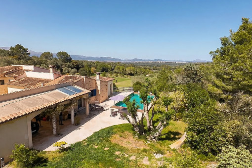 Magnífica vista desde la zona de la piscina