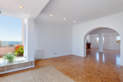 Sala de estar con vistas