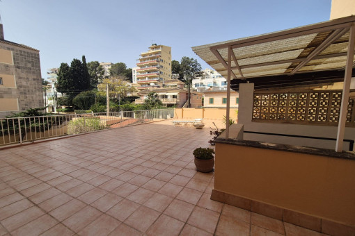 Terraza de azotea privada