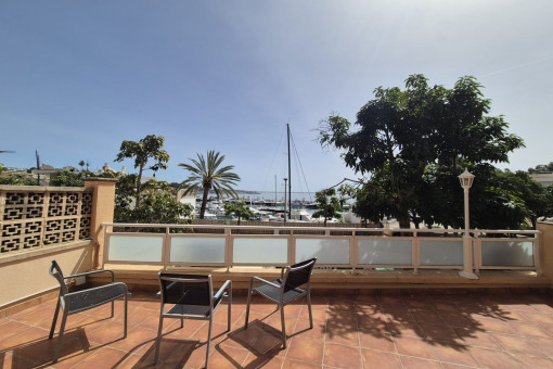 Vistas al mar desde la terraza comunitaria