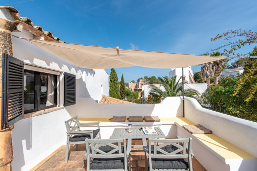 Terraza en la planta superior