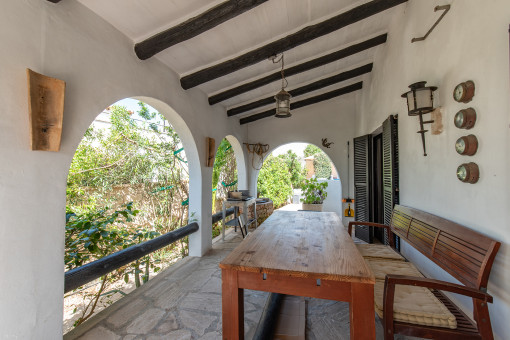 Terraza con acceso a la sala de estar