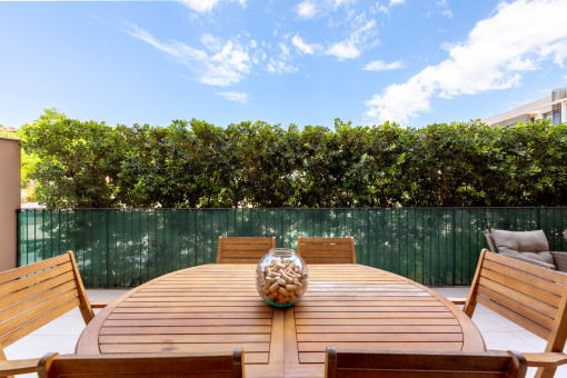 Terraza con privacidad