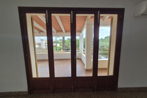 Acceso a la terraza