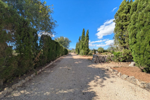 Entrada a la finca