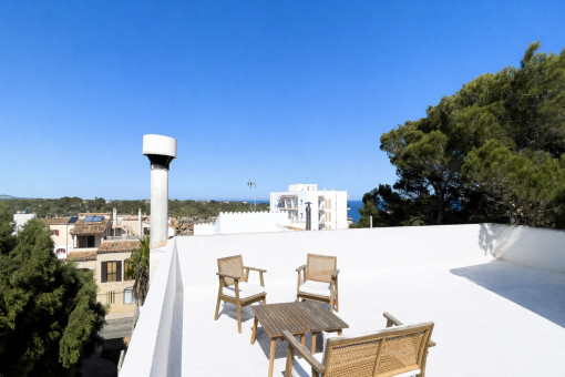 terraza en la azotea