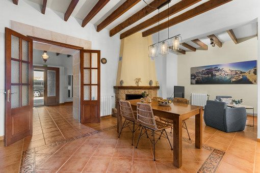 Sala de estar y comedor