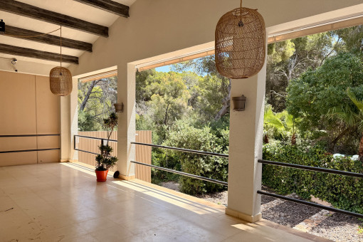 Terraza cubierta