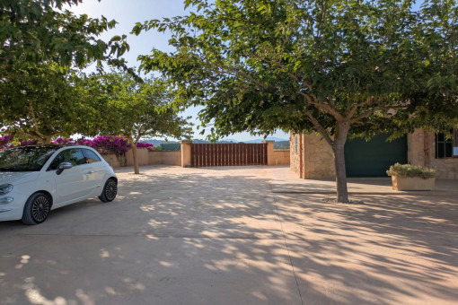 Entrada a la finca 