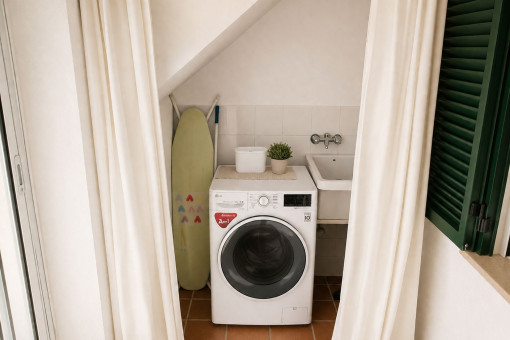 Utility room on the ground floor