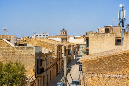 Vista hacia el centro de la ciudad