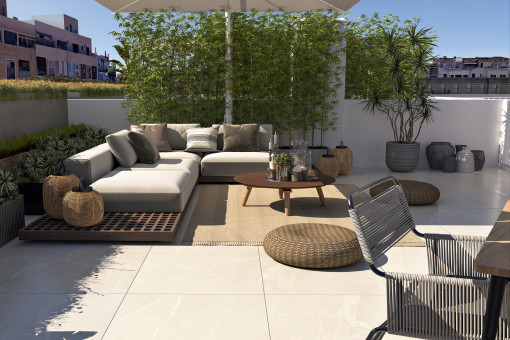 Amplia terraza