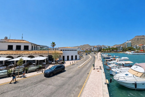 Vista del puerto deportivo de Port Pollensa