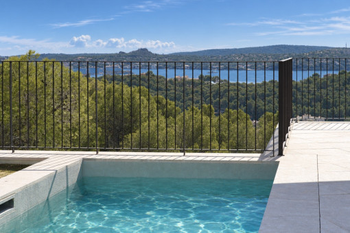 Vistas desde la zona de piscina 