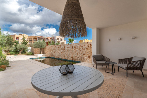 Terraza cubierta