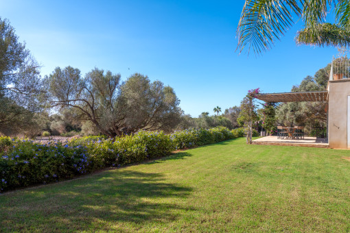 Jardin amplio